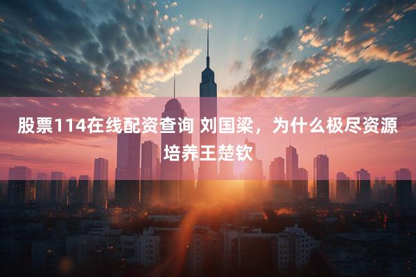 股票114在线配资查询 刘国梁，为什么极尽资源培养王楚钦